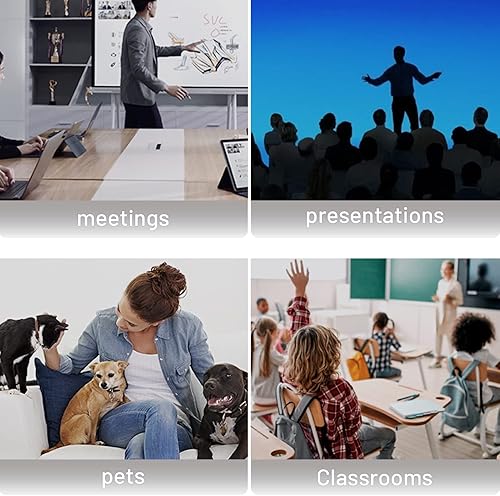 Vista 8 de Cheerdots Presentador inalámbrico Bluetooth Clicker con control remoto de presentación de luz roja para Mac, Windows, iPad OS y Android, gris