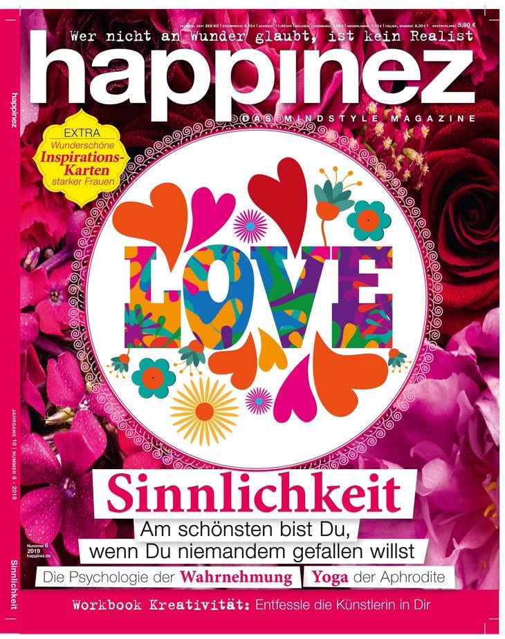 Happinez 6/2019 'Sinnlichkeit'