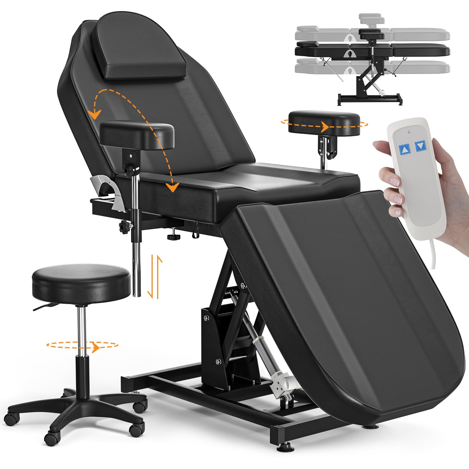 ABTSalon Electric Tattoo Chair Bed