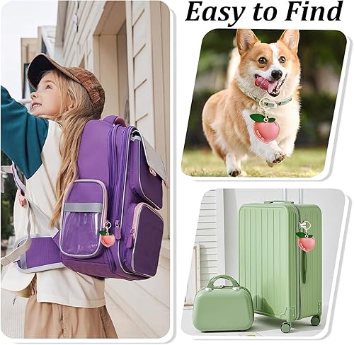 Miniatura 103 de Funda de cuero para llavero para Apple Airtag, funda protectora de AirTag con anillo para llavero, funda antiarañazos para llaves