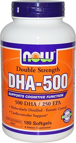 NOW Foods - Dha - 500 mg 180 Sgels (paquete de 4)