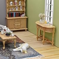 Vista 9 de iLAND Accesorios de casa de muñecas en miniatura para muebles de casa de muñecas, juego de ajedrez mini globo de libro para sala de estudio de casa