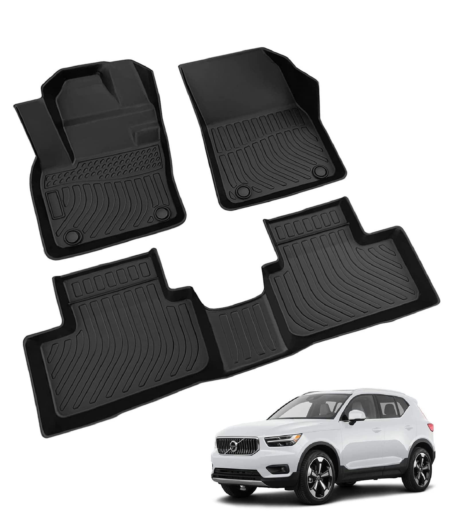 Croc Liner 全天候型カーゴライナー Audi A6セダン(2012 2018)対応 Croc Liner All Wea 並行輸入品 Croc Liner 全天候型カーゴライナー (Volvo XC-40&frasl;2019-2023)