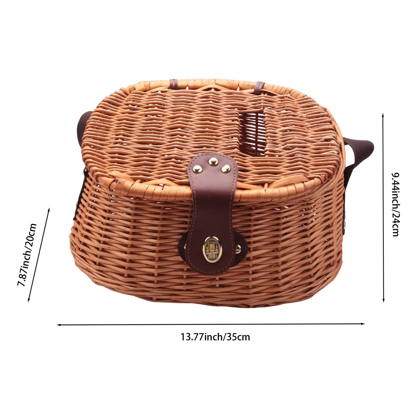 Panier de rangement en osier tissé pour organiser la maison