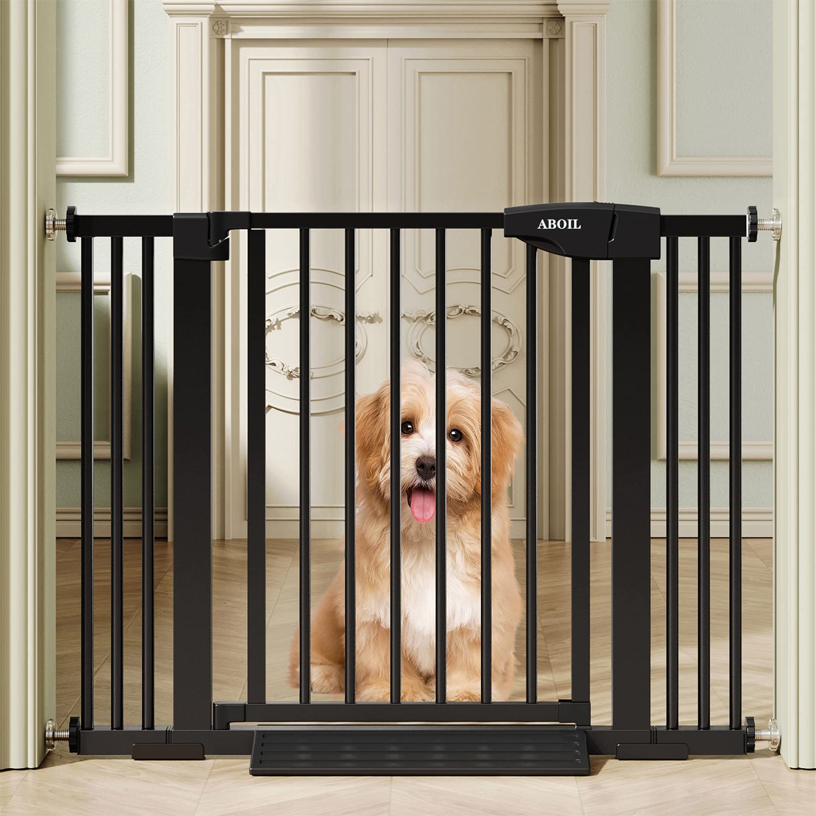 ABOIL Extra Wide Dog Gates for The House, Safety Baby Gate for The
