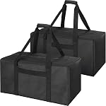 COOLBEBE 42" Sports Duffle Bag - 155L Extra Large Travel Duffel Luggage Bag with Upgrade Zipper, Sturdy & Water Resistant, Black