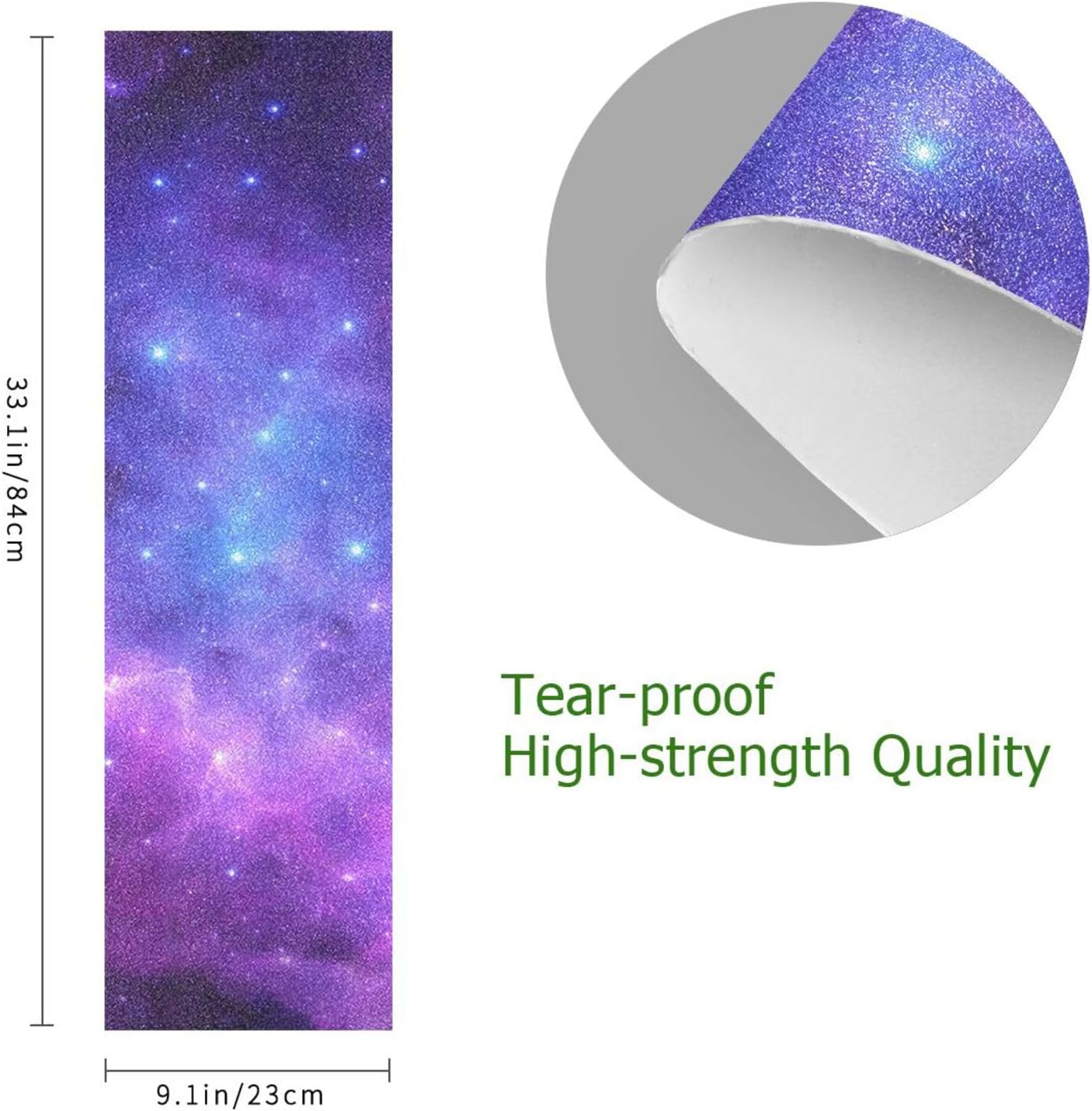 Skateboard Grip Tape Longboards Griptape Universe Galaxy Nebula Space Sandpaper for Rollerboard