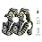 NVioAsport 20 in 1 Paracord Bracelet, Adjustable Gear Kit with SOS LED Light, Fire Starter, Bigger Compass, Survival Whistle, Perfect for Camping, Hiking, Fishing, Survival Bracelet