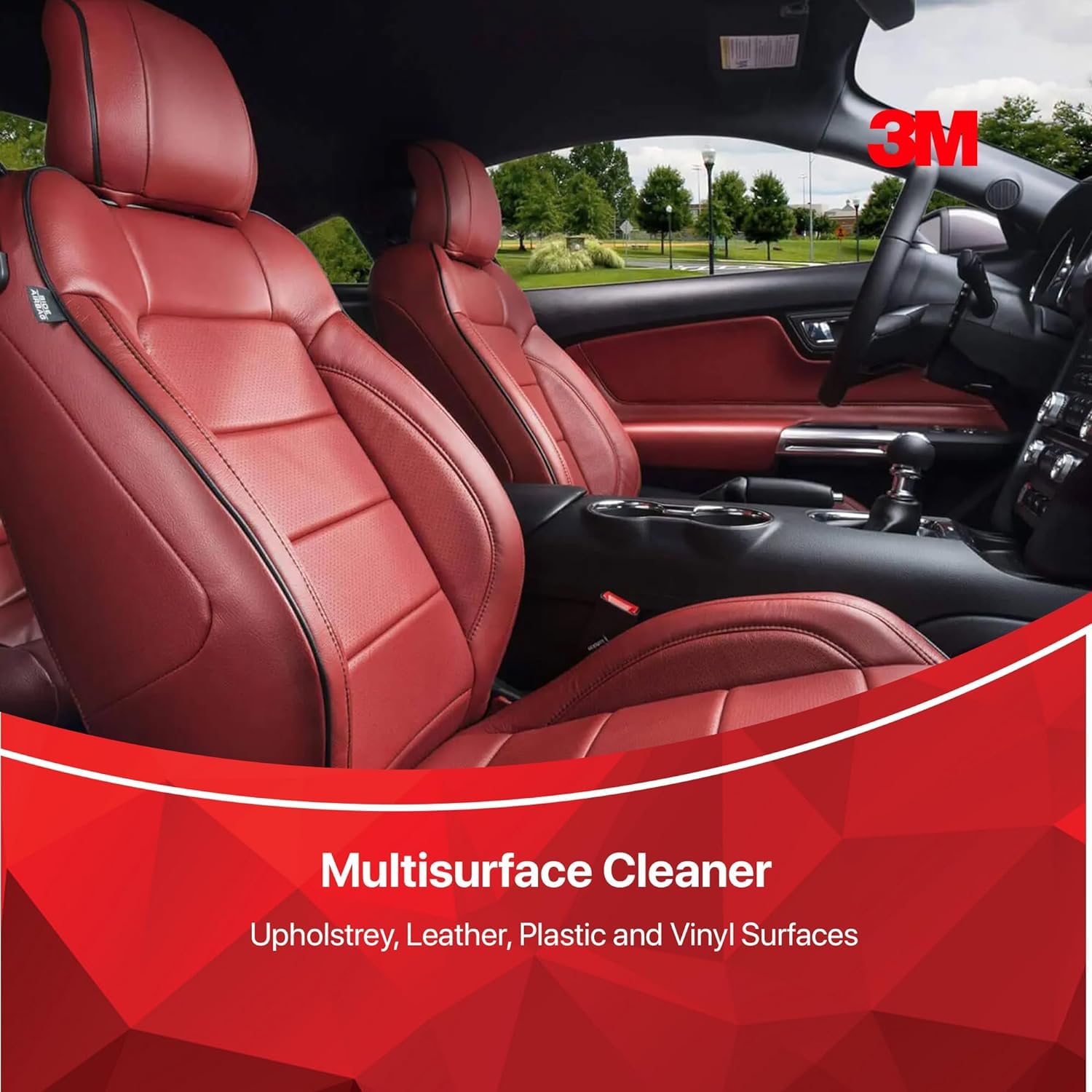 3M Foaming Car Interior Cleaner, Upholstery & Leather Cleaner, Removes Tough Stains & Dirt Inside Your car (290g Each, Pack of 2) - Image 6 thumbnail