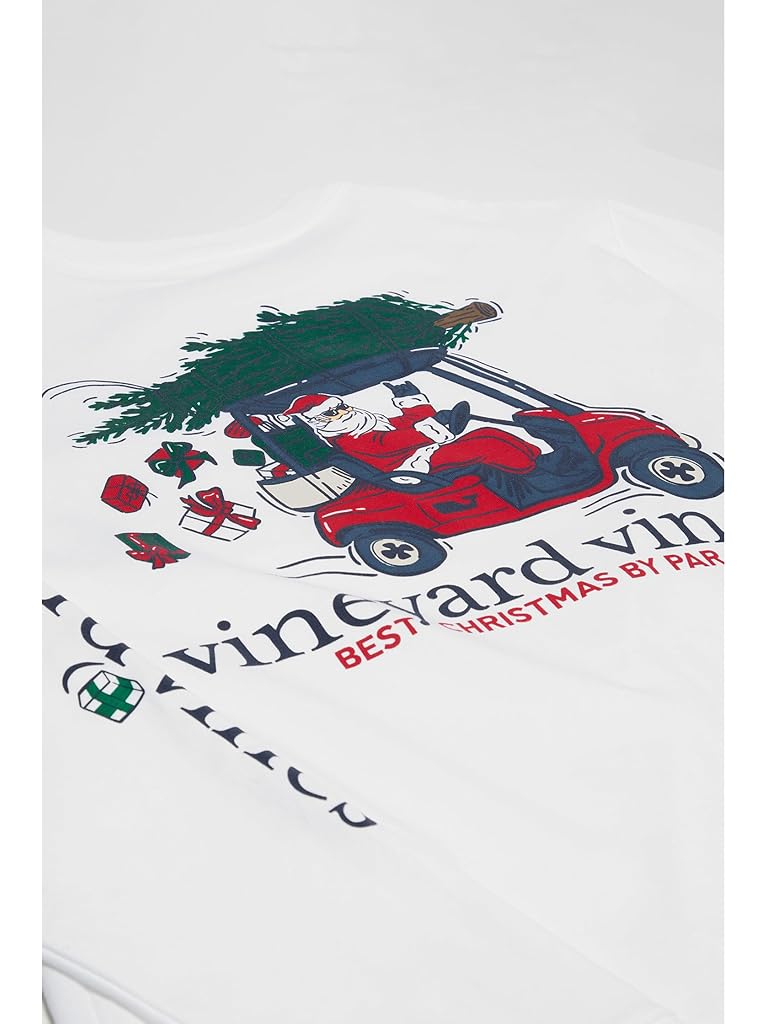 Blue Vineyard Vines Best Christmas By Par Long Sleeve (Little Kid/Big Kid)