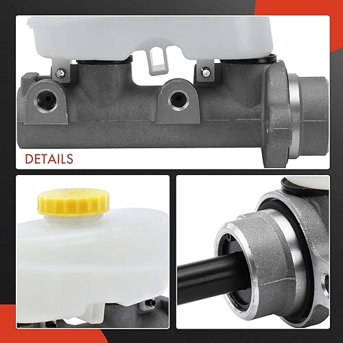 Miniatura 7 de A-Premium Cilindro maestro de freno con depósito y tapa compatible con vehículos Jeep - Wrangler 1995, L6 4.0L - Reemplaza# 4761940