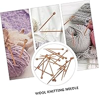 Vista 5 de ULDIGI Broche de madera para tejer, 20 unidades, para proyectos de hilo, herramientas de material para manualidades y tejidos, 20