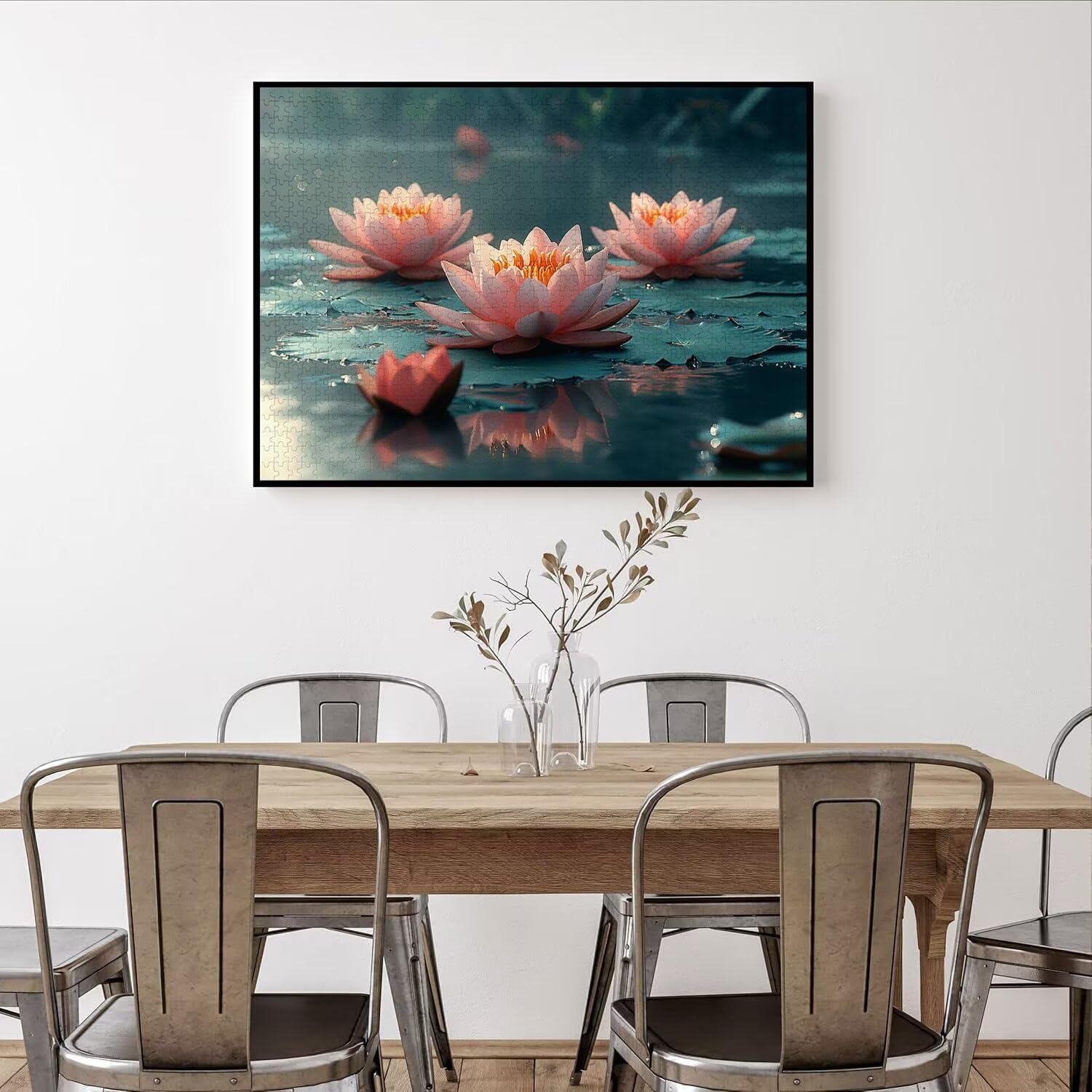 Puzzle 4000 Teile Lotusblumen Herausforderndes Klassische Puzzles, n-411