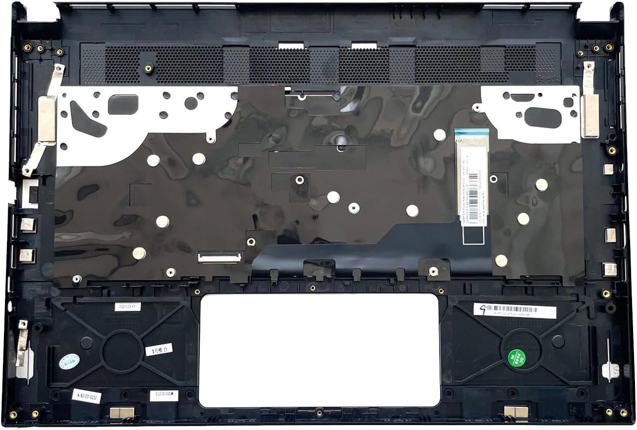 New Replacement for MSI GS66 P66 Stealth Laptop Upper Case Palmrest RGB Backlit Keyboard Assembly Part MS-16V1 3076V1C214 16V2 16V3 16V4 Black