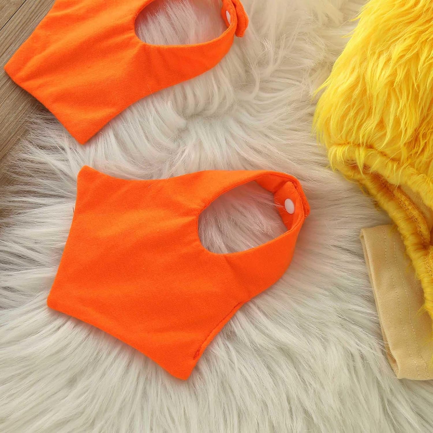 Baby Chicken Costume Unisex Infant Baby Boys Girls Halloween Chicken Costumes Romper Bodysuit Outfits Dress Up Set
