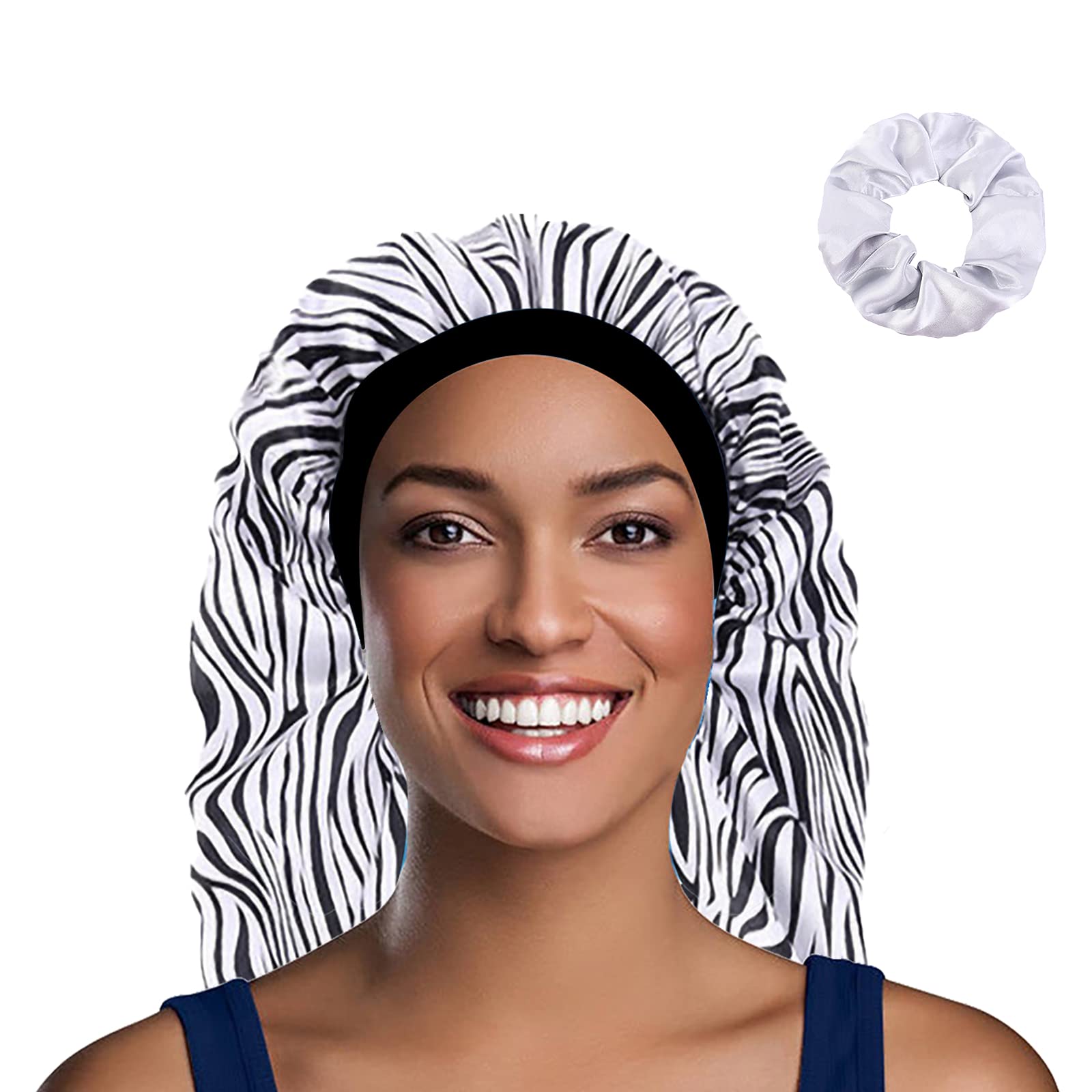Braids Sleep Caps For Long Hair Braid Bonnet For Sleeping Sleep