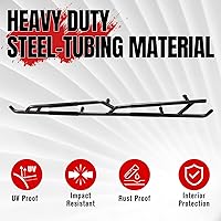 Vista 7 de A & UTV PRO Nerf Bars - Deslizadores de rocas para Can-Am Maverick X3 MAX 2017-2025 de 4 plazas, barras laterales combinadas para árboles, tubo