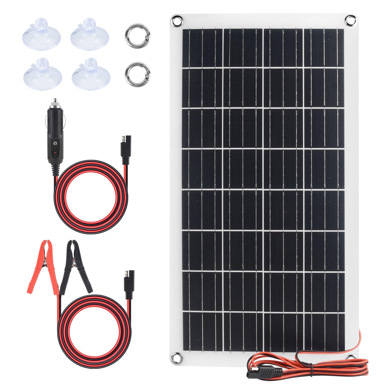 solar panel 12v cigarette lighter Amazon.com: 20W Solar Battery Charger & Maintainer