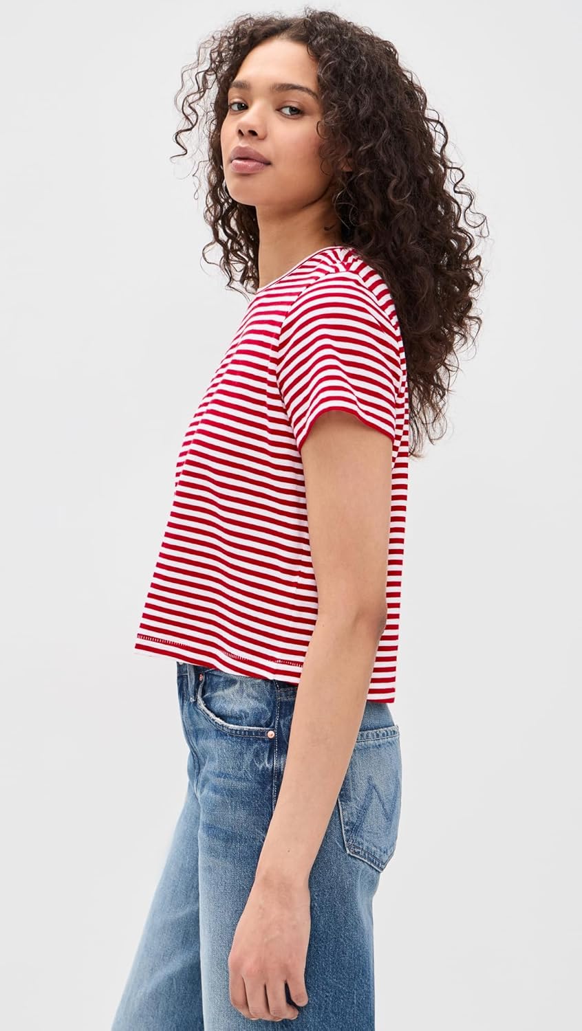 Madewell Women's The Boxy Crop Tee in Soft Slub - Image 5