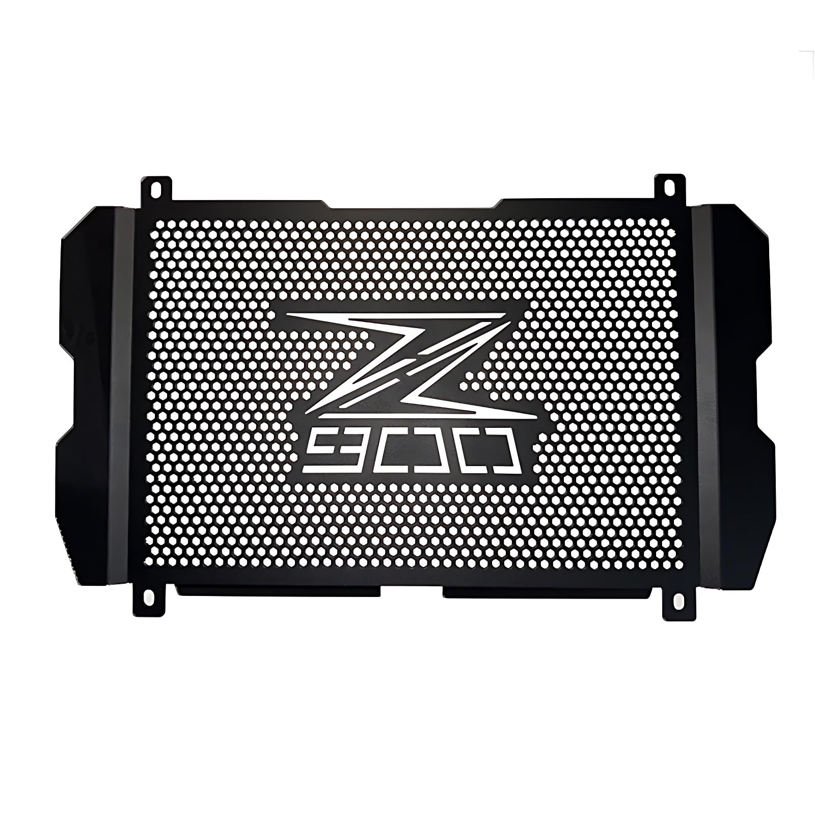 Motorcycle Radiator Grille Guard - Bolt-On Fit for Kawasaki Z900/Z900 ABS 2017-2025 - Stylish Black Aluminum