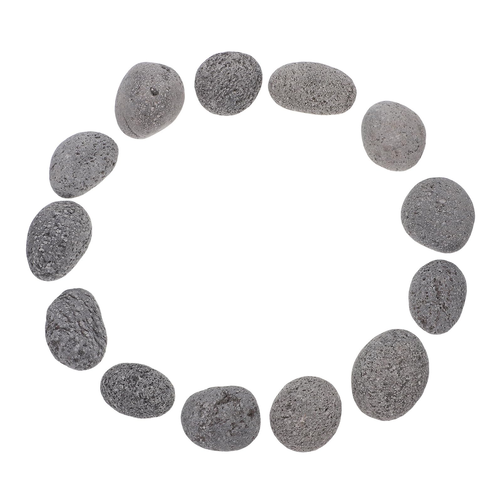 Alasum Piedras para Sauna de Basalto 3-5 CM 1,9 Kg Bolsa Resistentes a Grietas para Calentadores Eléctricos y Estufas de Leña, Piedras Volcánicas de Vapor para SPA y Sauna de Vapor