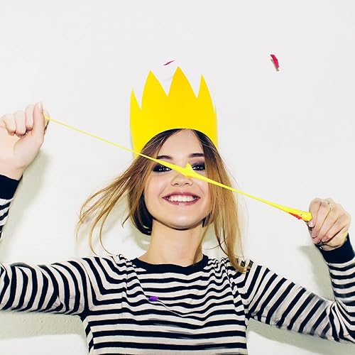 Miniatura 4 de Sumind Juguete de catapulta de pollo con tiro de cabestrillo de 32 piezas, juguete de pollo elástico volador para divertirse, actividades de fiesta