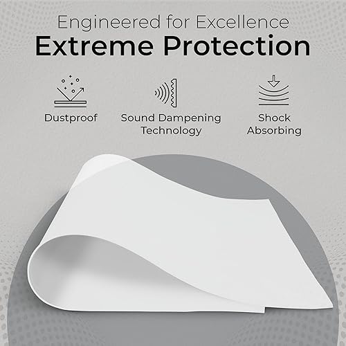 Miniatura 13 de Exactly Rubber - Hoja de silicona translúcida, hoja de goma de durómetro 50A, silicona semitransparente, resistente -80 a 450 °F, mantel individual