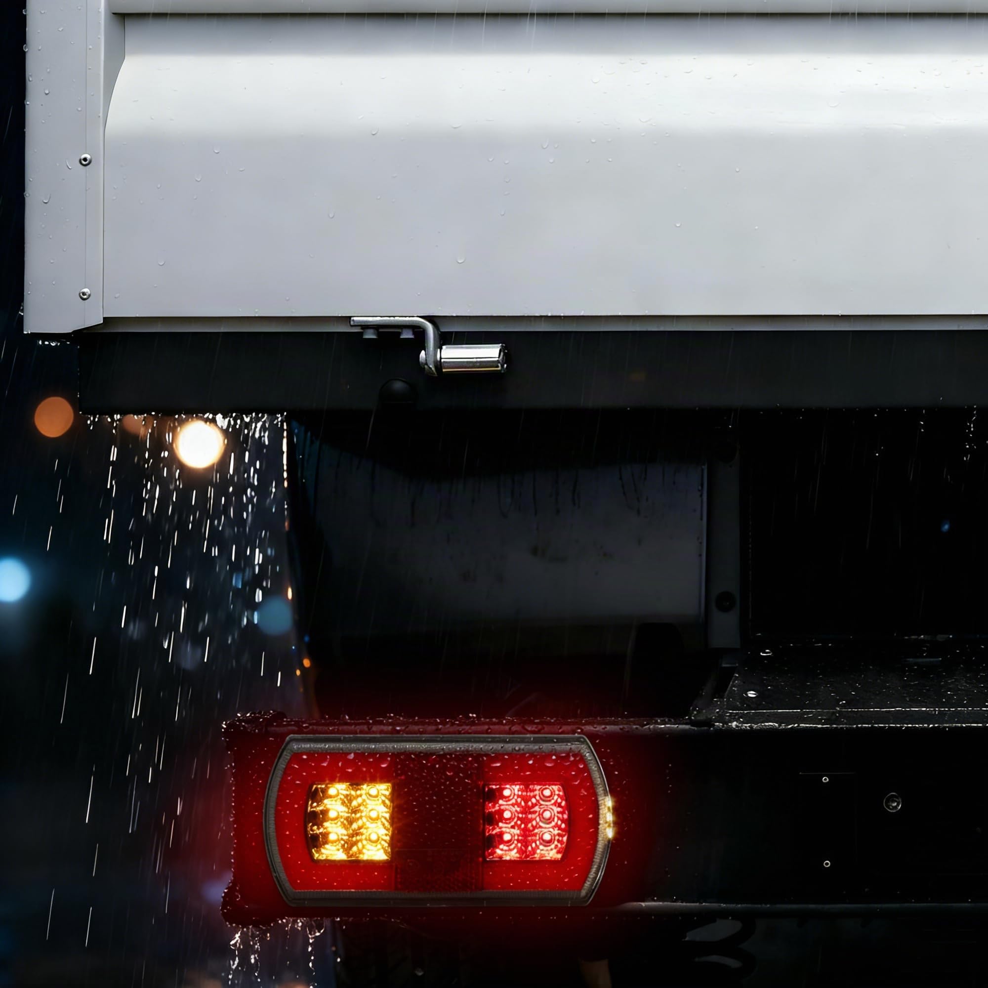 G & D Feux de Remorque Led 12V 24V Étanche IP67 Feu Arrière de Remorque Camion Caravanes & Bateau 5 Fonctions Feu de Stop Feux de Plaque ECE Homologué