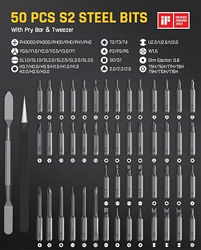 Fanttik E1 Max Mini Electric Screwdriver & F2 Master Mini Cordless Rotary Tool Kit
