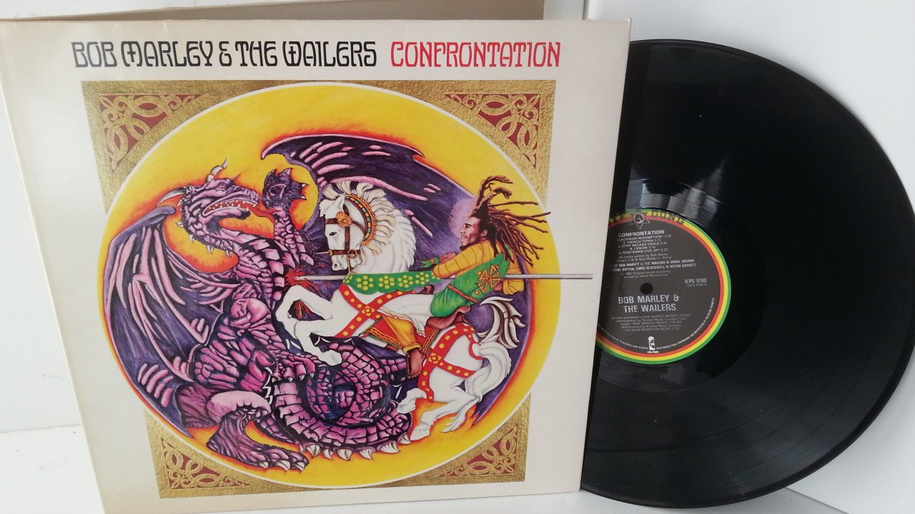 BOB MARLEY AND THE WAILERS confrontation, gatefold, ILPS 9760 CDs & Vinyl BOB MARLEY AND THE WAILERS confrontation, gatefold, ILPS 9760 CDs & Vinyl