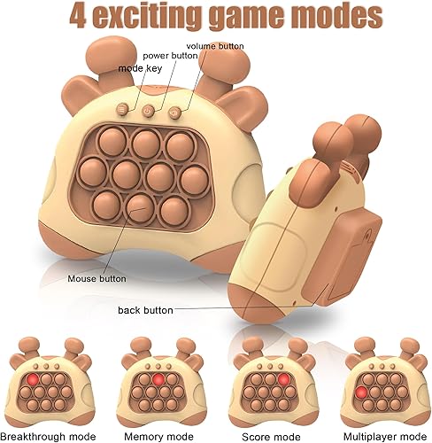 Miniatura 3 de Juego de rompecabezas rápido con luz de mano, juego de empuje rápido para niños y adultos, juguetes para aliviar el estrés, regalo de cumpleaños