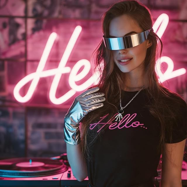 Foto 5 de 7 de LIULINY 3 Piezas Disfraz de Astronauta para hombre con Gafas Futuristas