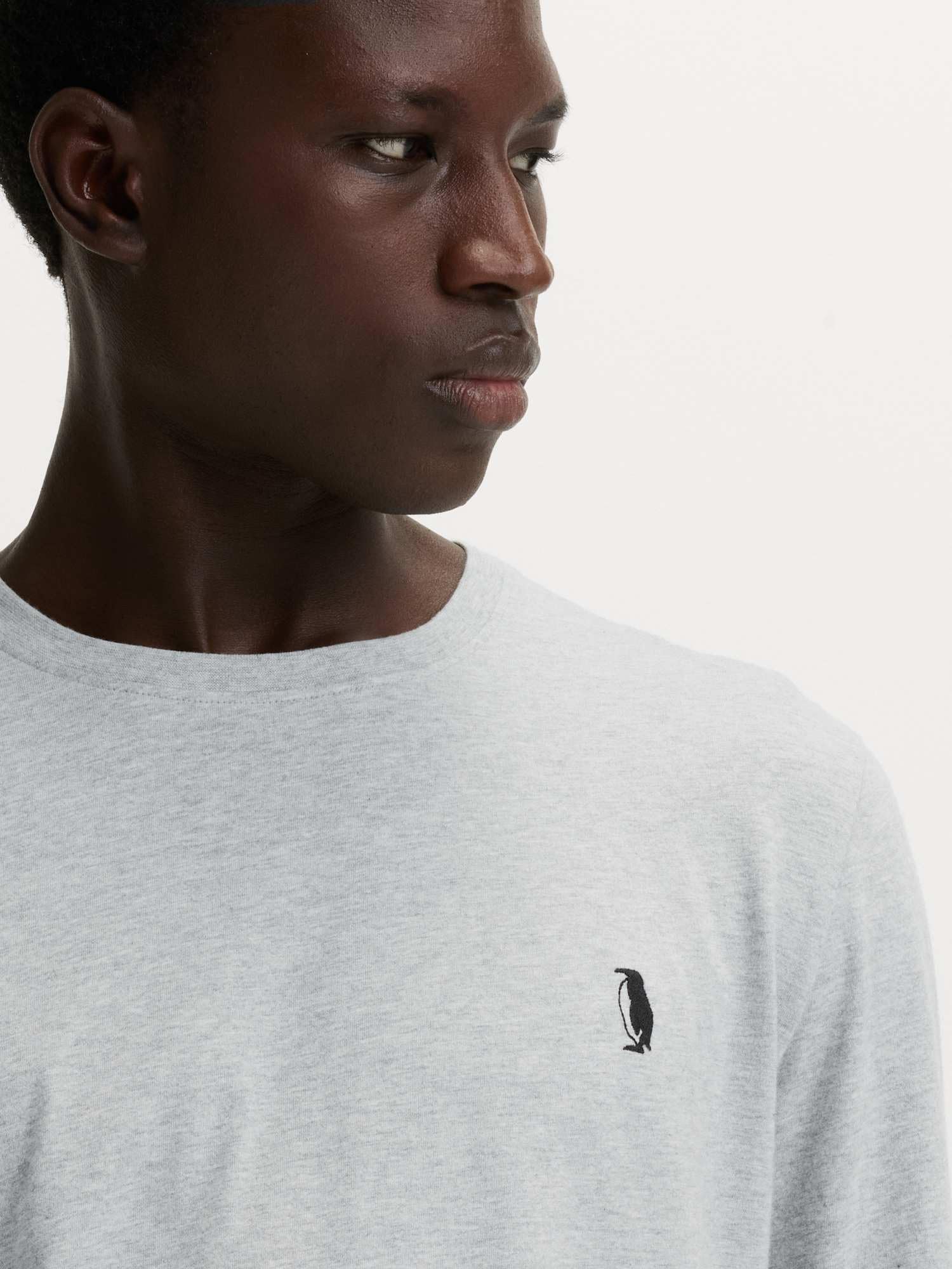 Marks & Spencer Pyjama Imprimé Pingouin Homme en Pur Coton, Coupe Standard, Taille Élastiquée, avec Poches