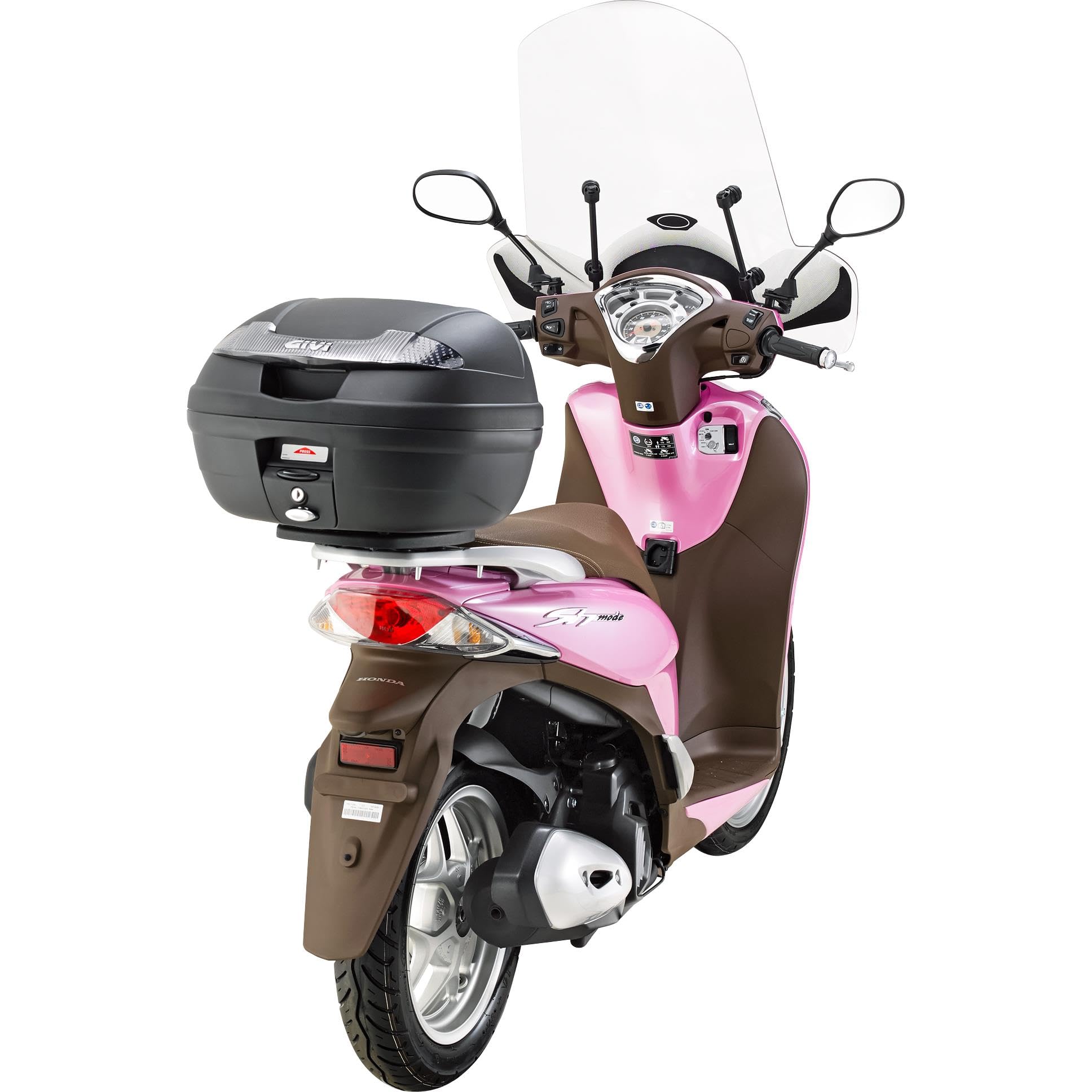 Givi SR1125 Topcase Träger Monolock Koffer, Schwarz