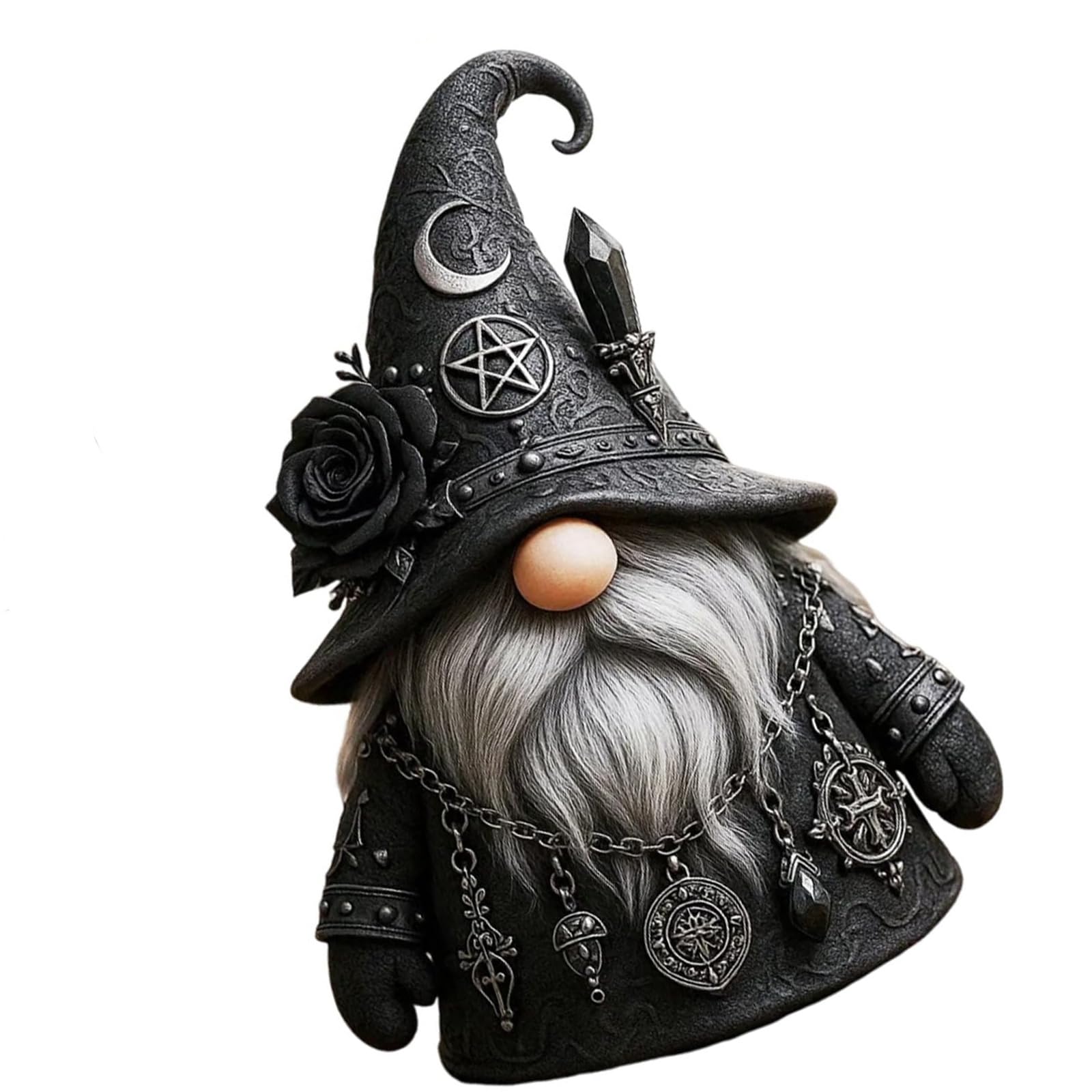 Maxtonser Gothics Wizard Witch Gnomes Statue Minis Resin Gnomes Figurines Fantasy Dwarf Figurines Sculptures Ornament Home Decors