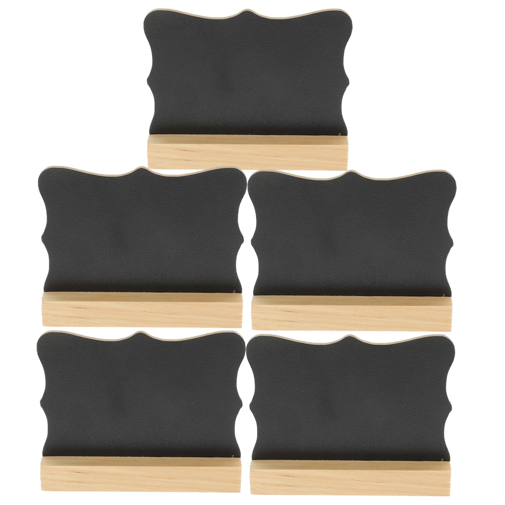 DOITOOL 4 Ensembles Mini Tableaux Bois Double Face Pour Messages Pour Décoration De Buffet Mariage Anniversaire Et Boutique 5 Pièces * 4