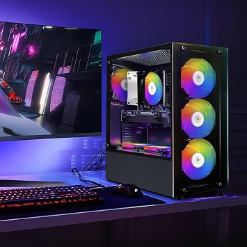 STGAubron Gaming PC Desktop,R5 2600,RTX 2060 6G,16G DDR4,512G SSD