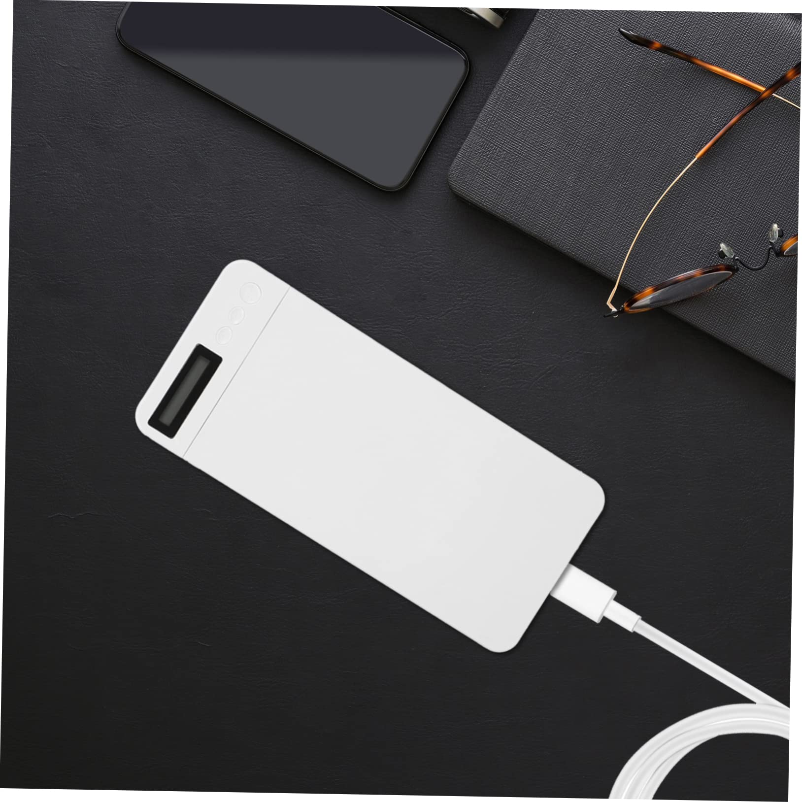 WOONEKY Caja de Seguridad para Teléfono Temporizador, Plástico Blanco