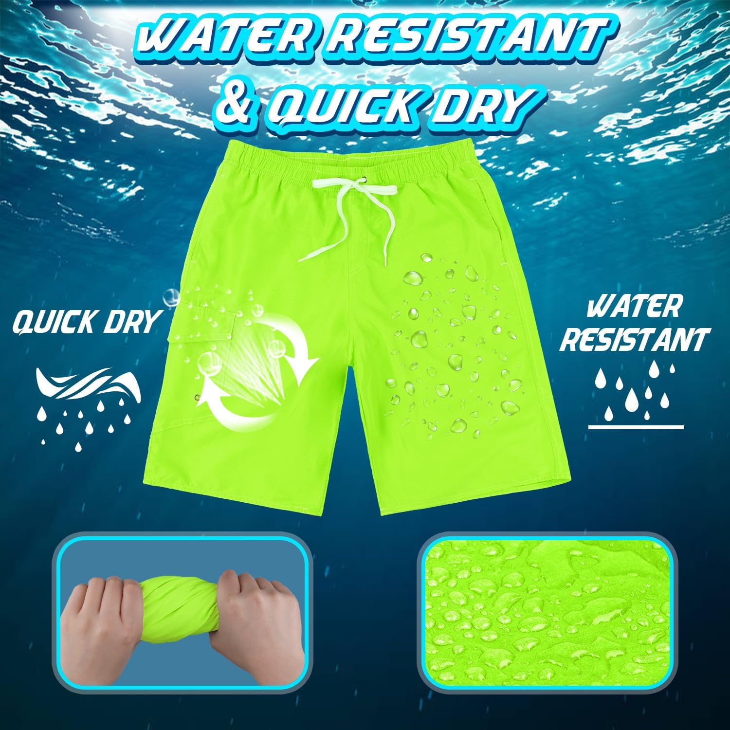 Mens Swimming Trunks Swim Trunks Quick Dry Swim Shorts with Mesh Lining Funny Swimwear Bathing Suits - Image 5