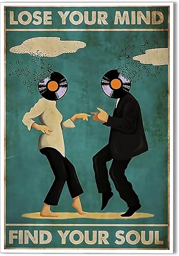 Pósteres de película clásica vintage para estética de habitación, citas espirituales, pierdes tu mente, encuentra tu alma, lienzo de arte de pared,