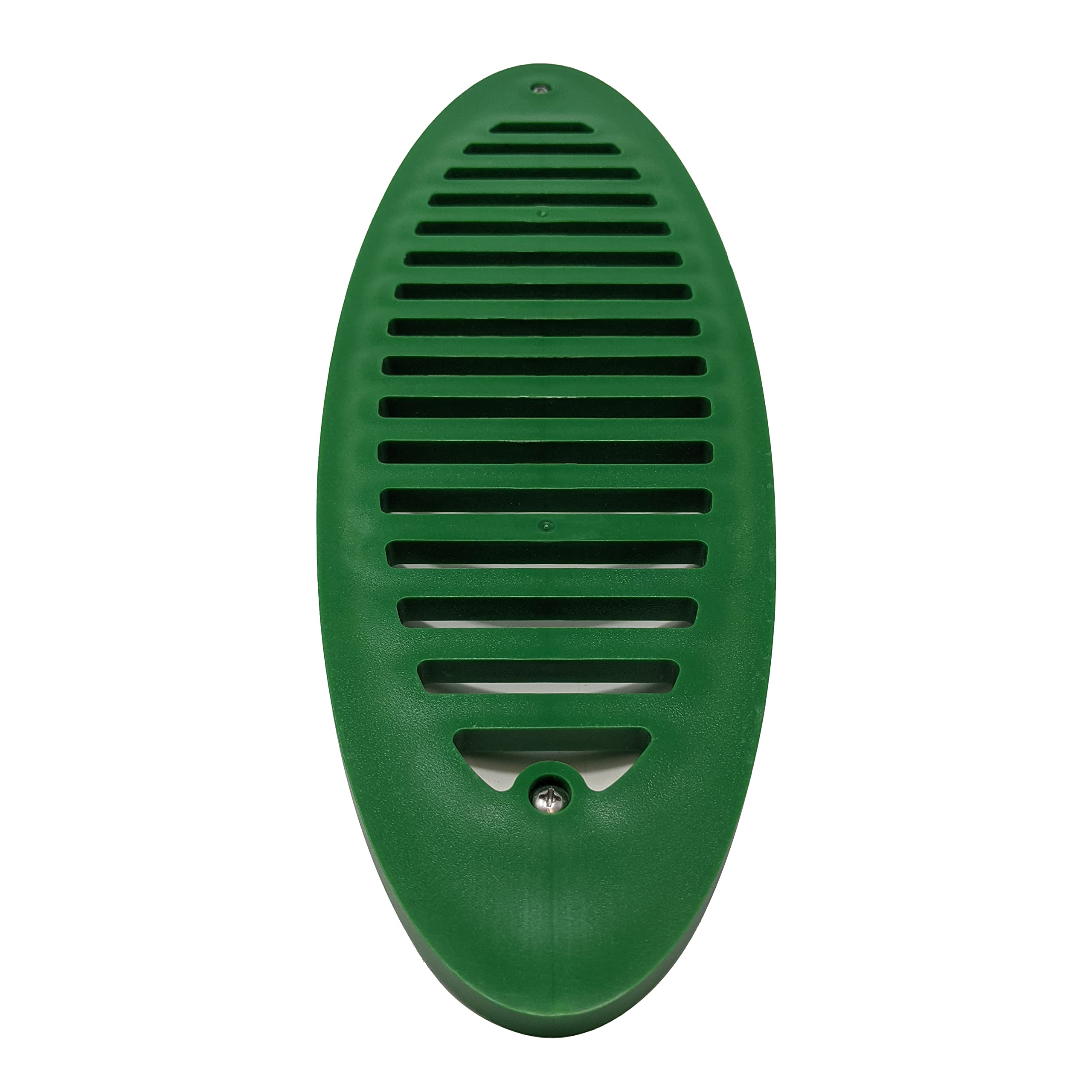 PumpSpy Emisor de drenaje de patio, emisor de drenaje en ángulo para descarga de bomba de sumidero y extensiones de bajante de canalón, cubierta de diseño de rejilla inclinada utilizada como drenaje