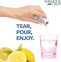 Vista 5 de SlimQuick Pure 3X, sobres de mezcla de bebida de fuerza extra, para el metabolismo y el control de peso para mujeres, ayuda en la descomposición