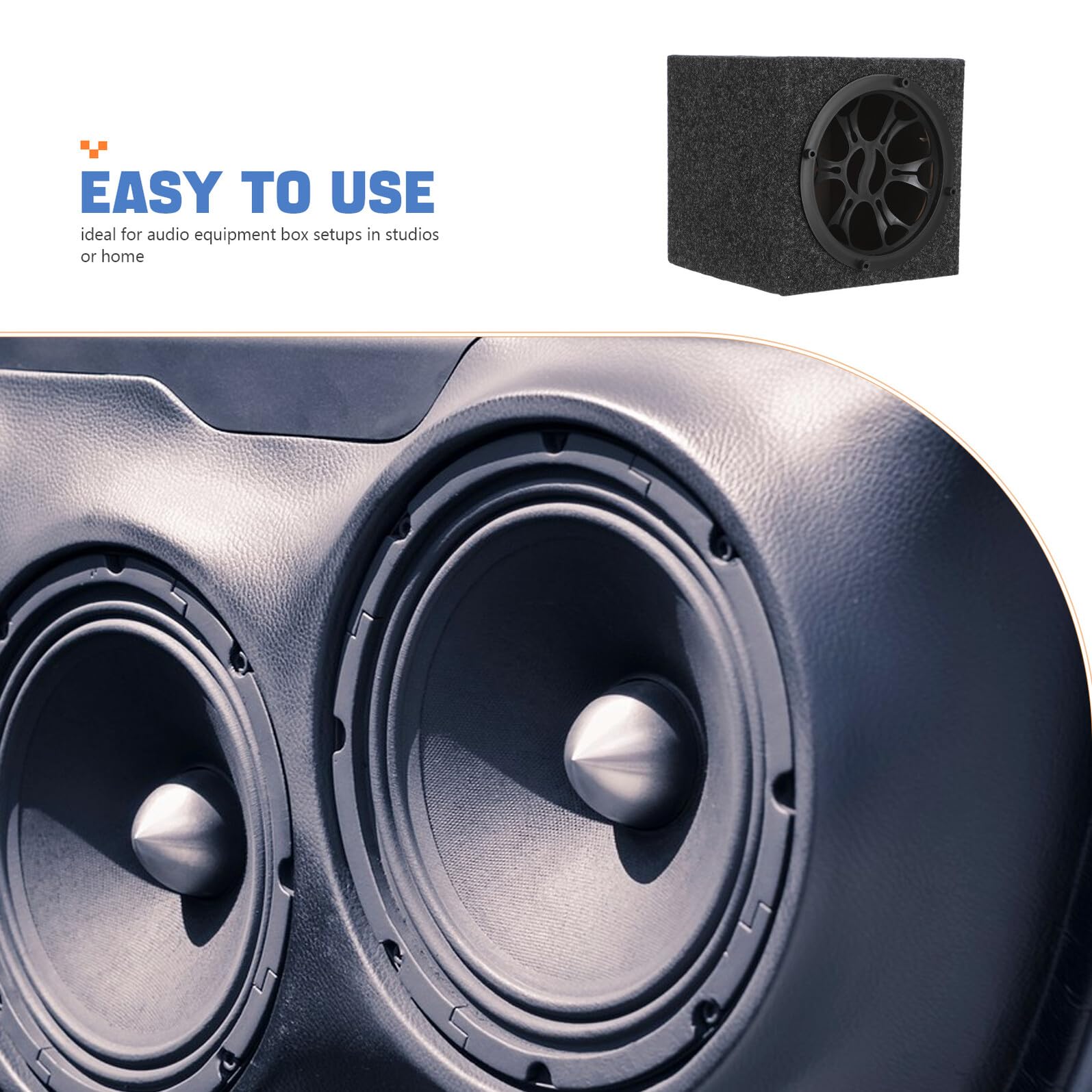 Uniwersalna Skrzynka Audio Do Samochodu Drewniana Obudowa Głośnika Do Systemów Nagłośnienia Ciężarówek i Przenośnych Subwooferów Oszczędzająca Miejsce i Kompatybilna z Wieloma