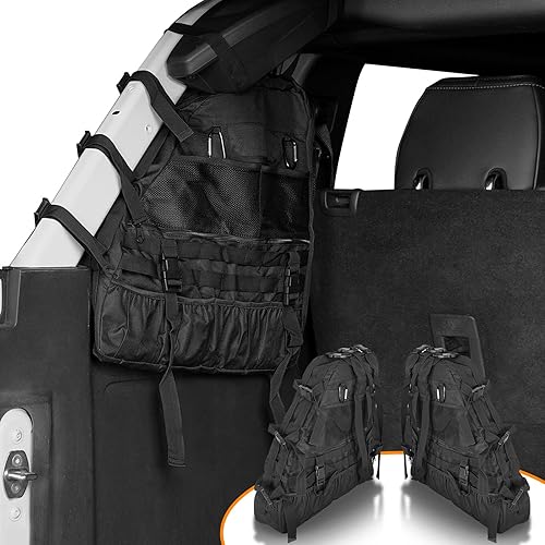 Hooke Road Bronco - Bolsa de carga con múltiples bolsillos para Ford Bronco 2021, 2022, 2023, 2024, accesorios de 4 puertas, pares