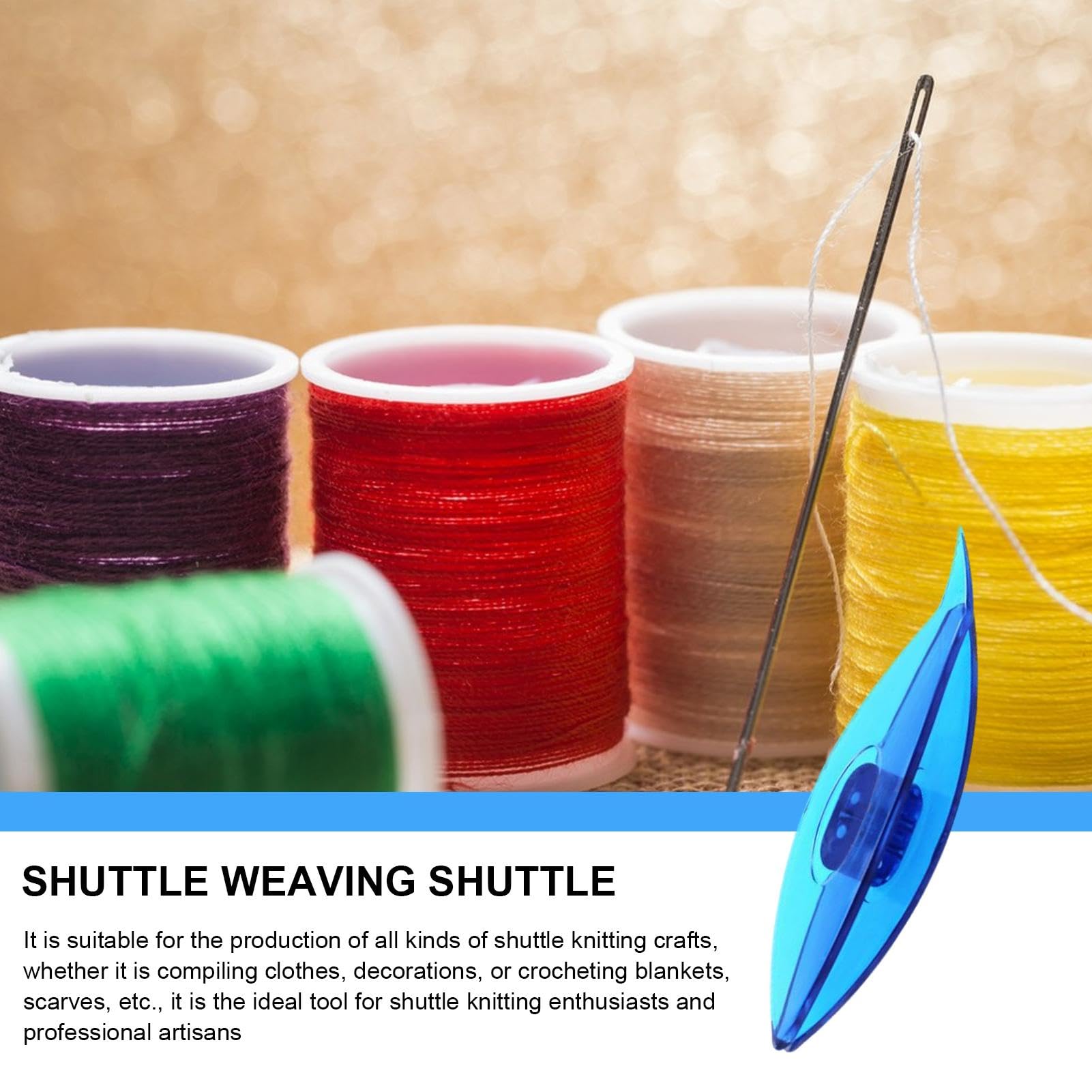 9 Couleurs En Plastique Agitant Tricotage Tatting Navettes Coloré Crochet Tatting Tool Tatting Shuttle