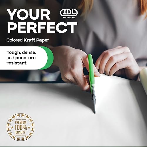 Vista 175 de Rollo de papel kraft marrón de 24 x 2160 pulgadas (180 pies), paquete de 4 – Papel de embalaje marrón hecho en Estados Unidos de 30 libras de grosor