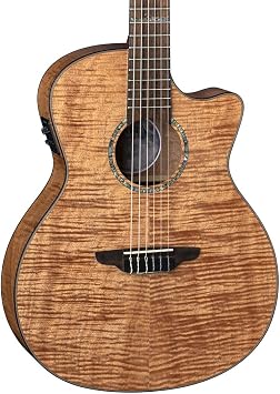 Luna High Tide Grand Concert Nylon String Acoustic/Electric Guitar