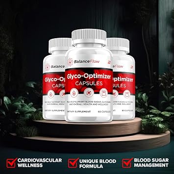 Balance Flow Capsules, BalanceFlow Advanced Supplement, All Natural Formula to Maintain Healthy Levels, Maximum Strength Formula, Glyco Optimizer Capsules Reviews (3 Pack - 180 Capsules)