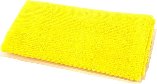 Miniatura 1 de Depurador de espalda Paño de lavado exfoliante Paño de lavado de belleza Paño de ducha exfoliante corporal (amarillo)
