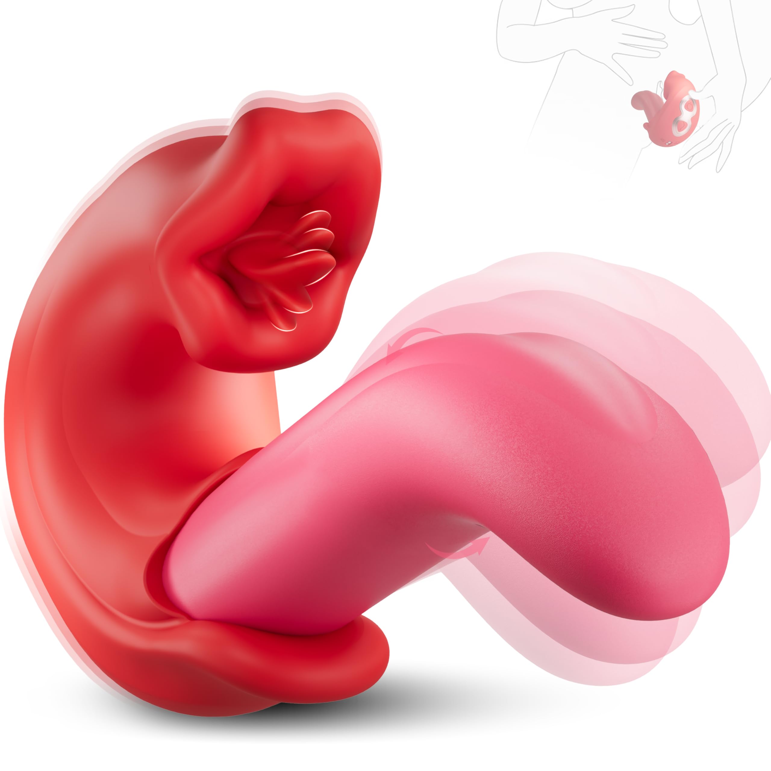 Amazon.com: Vibrator Tongue Toy for Women, Rose Sex Toy Thrusting Vibrators  Dildo with 6 Clitoral Licking & 6 Vibration Modes, Swing G Spot Vibrator  Clit Pleasure, Realistic Tongue Adult Toys for Female